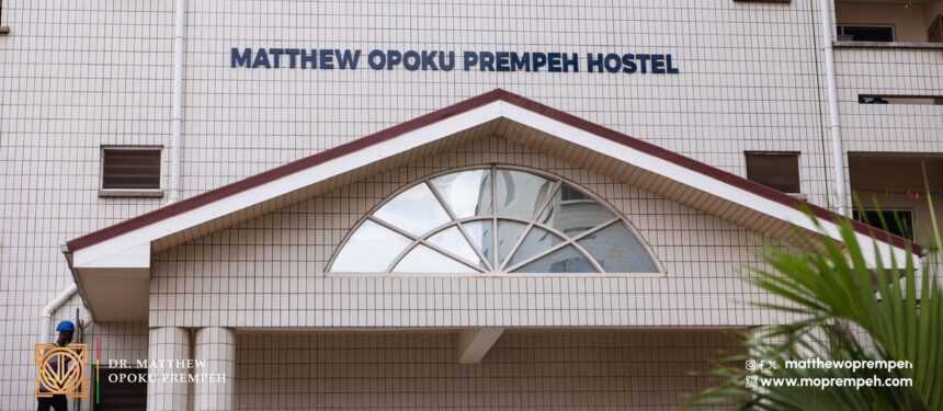 UPSA Names New Hostel After Dr. Matthew Opoku Prempeh for Contributions to Education