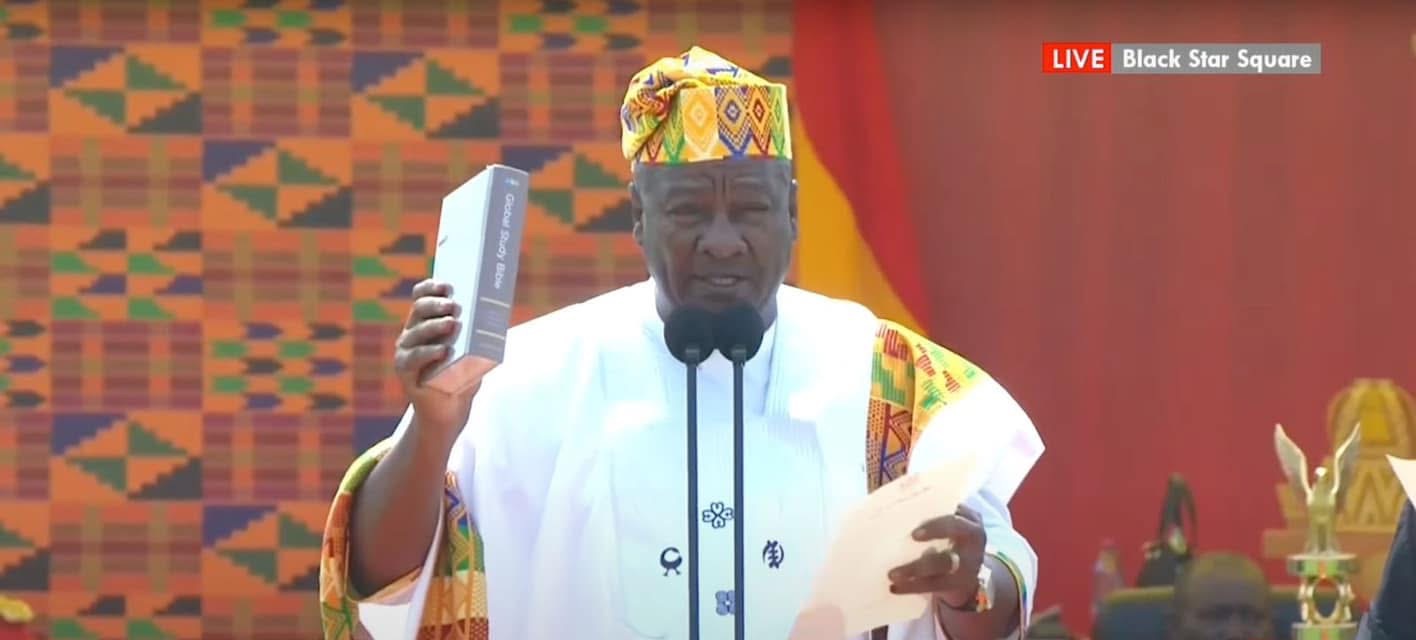 John Dramani Mahama Sworn in as President of Ghana