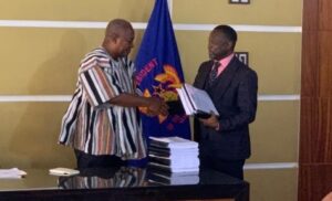 President John Dramani Mahama submits the ORAL team’s reports to the Attorney General.