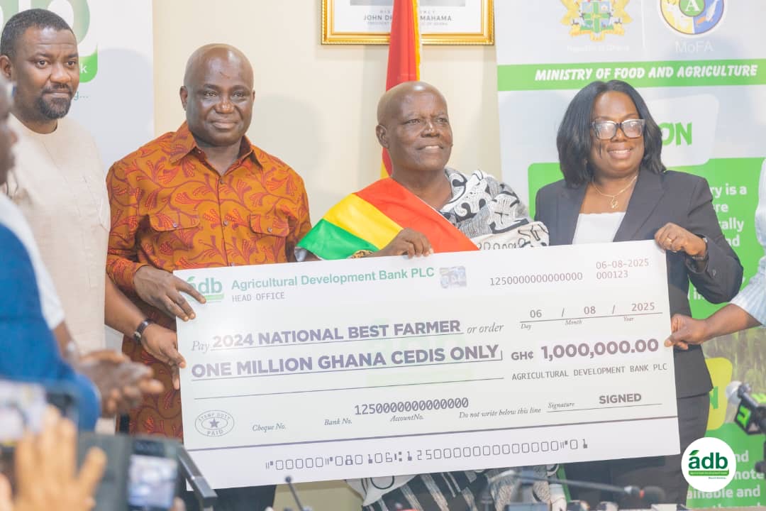 ADB Rewards 2024 National Best Farmer with GHS1 Million Prize.