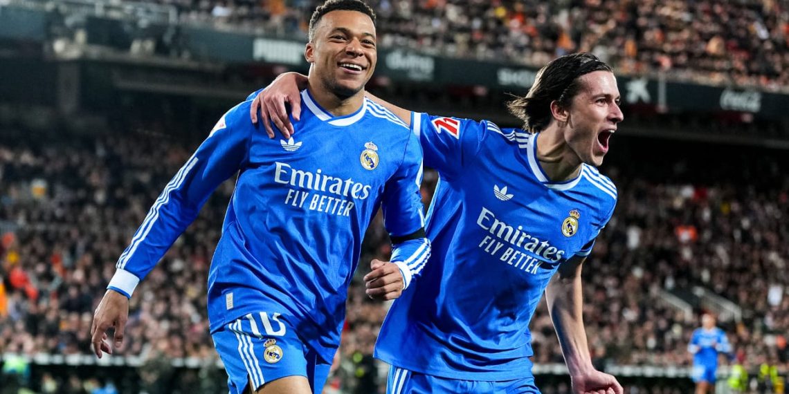 Carreras and Mbappé Fire Real Madrid to Crucial Win in Title Race
