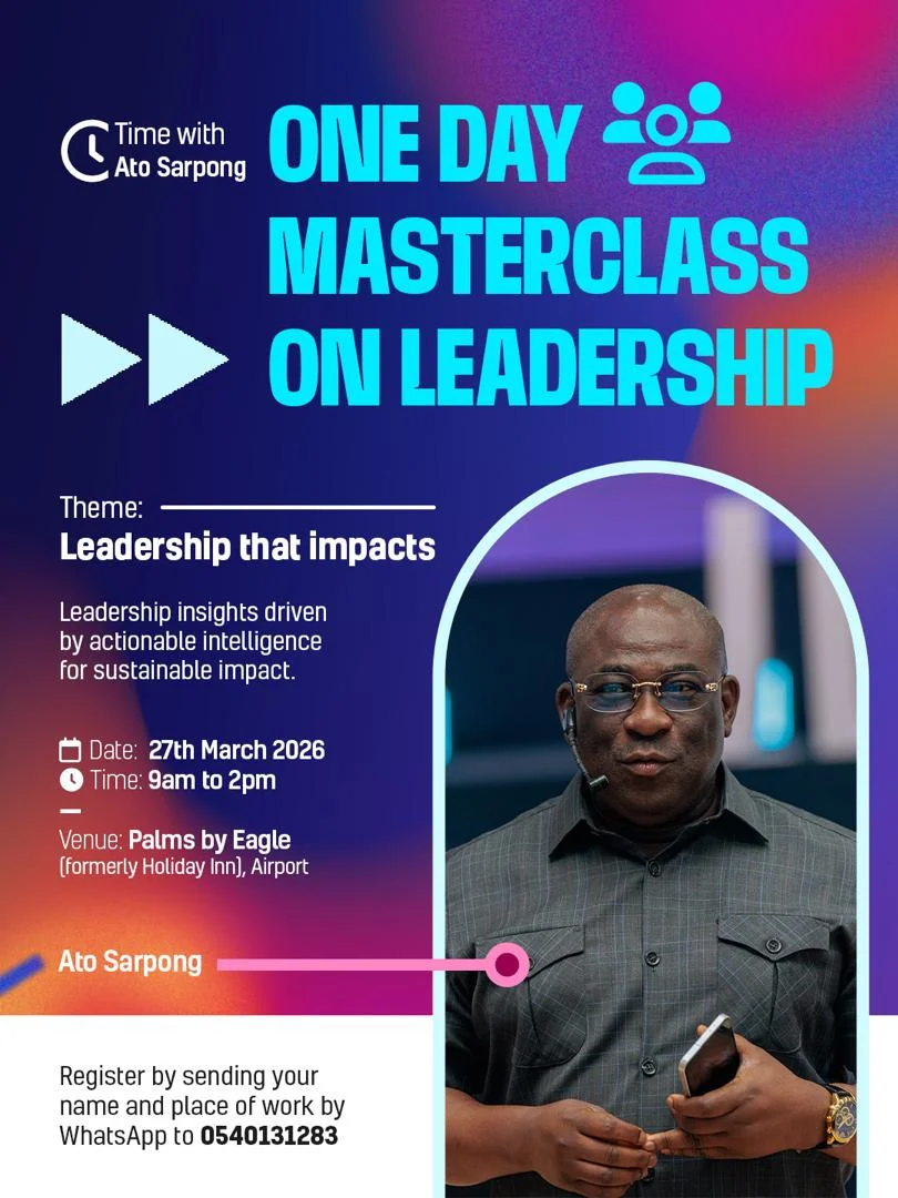 Ato Sarpong to Lead High-Impact Leadership Masterclass on Actionable Intelligence