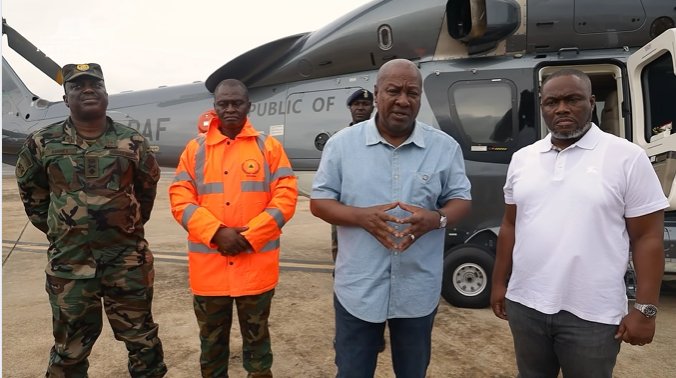 Prez Mahama Orders Nationwide Drain Desilting Exercise After Devastating Floods